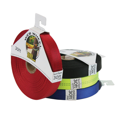 1" Tubular Mil-spec Webbing Wheels 30' - H2O Rescue Gear