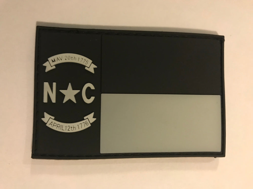 NC Flag Glow PVC Patch - H2O Rescue Gear
